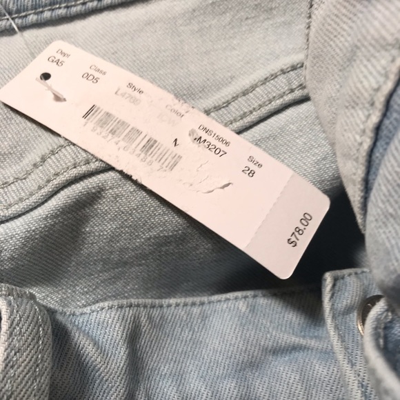 J.Crew Women's Blue Two Tone Denim Skirt - Picture 7 of 7